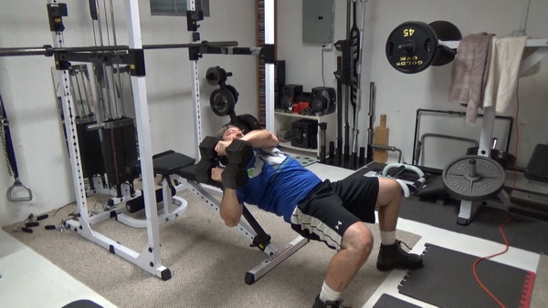 Two Dumbbell Bench Anti-Rotations For Deep Core Strength Right