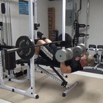 Back-Off Bench Press for Six-Pack Abs and Chest Beach Body Training