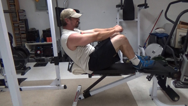 Bench-End Full-Range Abdominal Sit-Ups For Six-Pack Abs That POP Arm Position