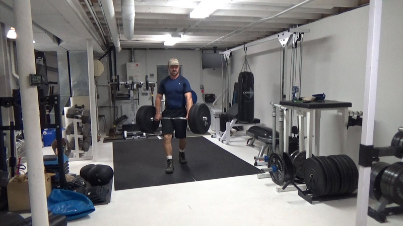 EZ Bar Walking Rotations - Deep Core Anti-Rotational Strength Training Start