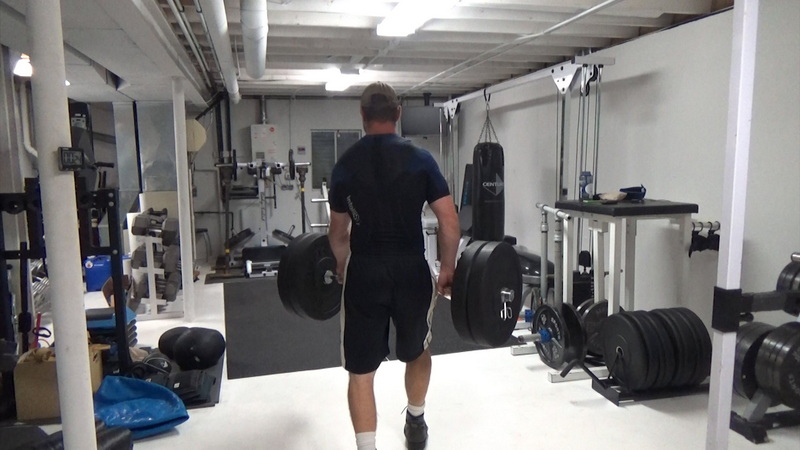 EZ Bar Walking Rotations - Deep Core Anti-Rotational Strength Training Go Back