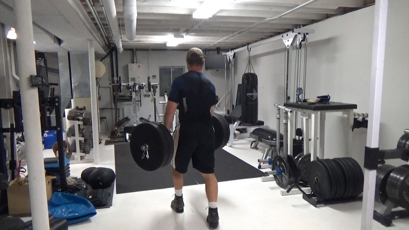 EZ Bar Walking Rotations - Deep Core Anti-Rotational Strength Training