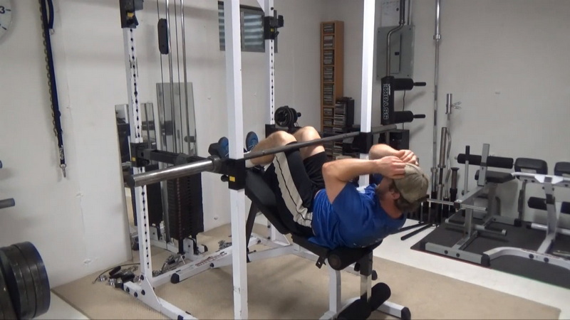 Incline Bench Crunch Sit-Ups for Shredding Six-Pack Abs Crunch Top