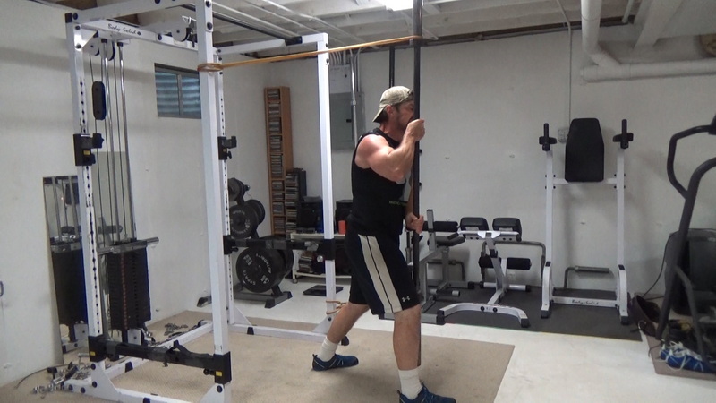 Propeller Pallof Presses With an Olympic Bar