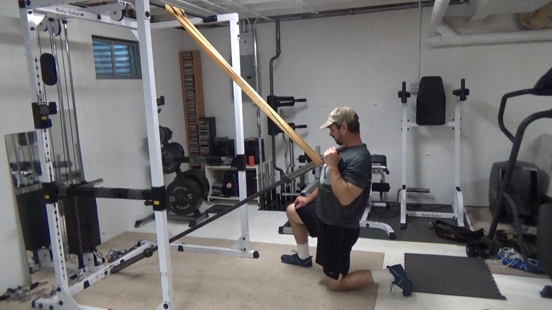 Bar-Band Leverage Pulldowns For Targeting Lower Lats Half Reps