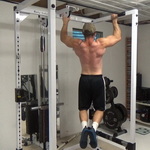 Corner Rack Pull-Ups For Building Wider Lats