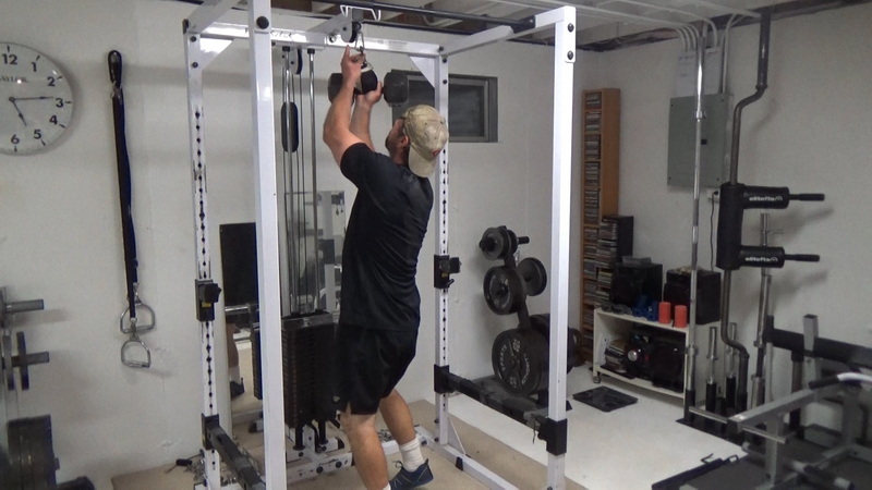 Dumbbell-As-Handle Pulldowns For Back and Grip Strength Setup2