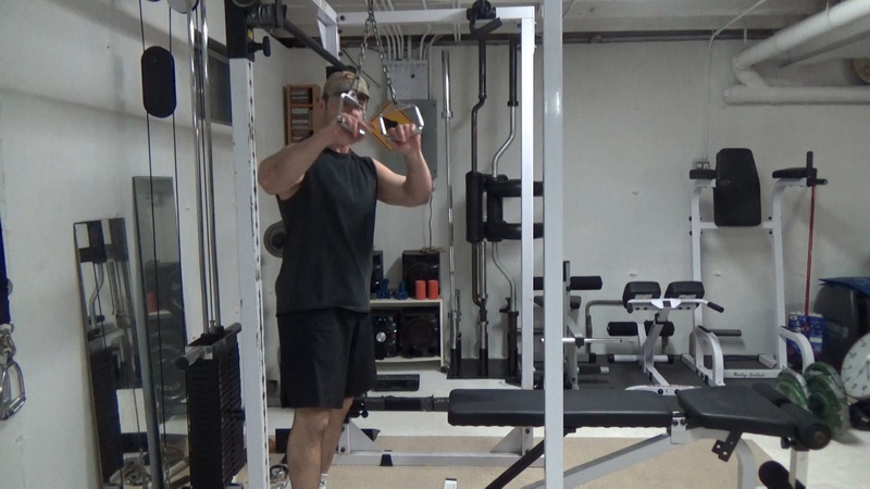 Inverted Half-Off Cable Rows For Strict Rowing With Zero Lower Back Stress Setup