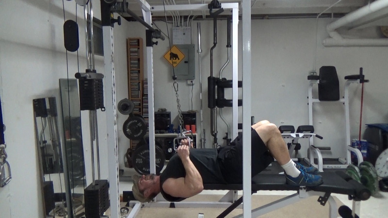 Inverted Half-Off Cable Rows For Strict Rowing With Zero Lower Back Stress Bottom