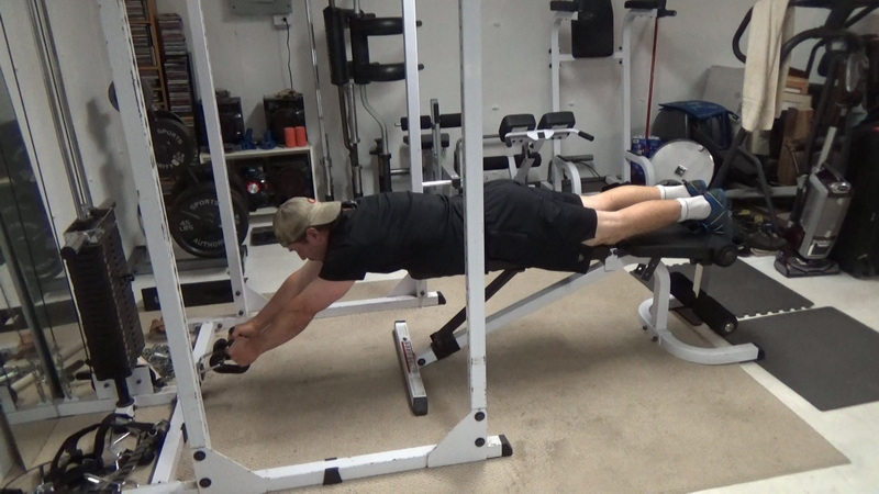 Low Pulley Prone Pulldowns For Building Lats Start