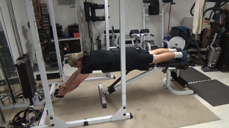 Low Pulley Prone Pulldowns For Building Lats Heavy Start