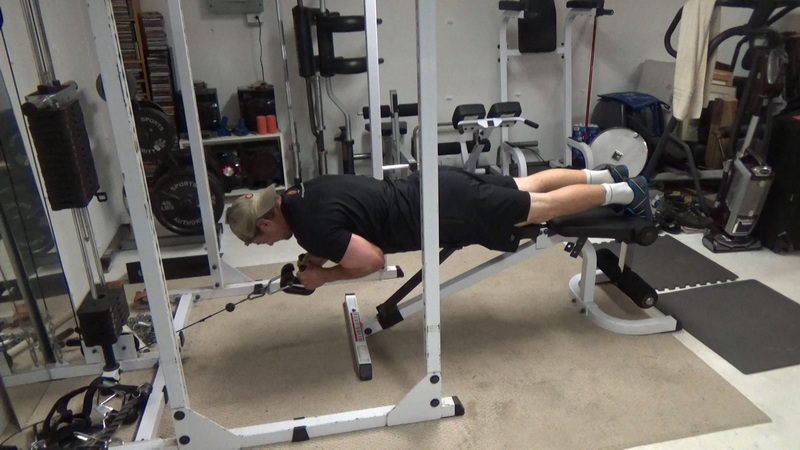 Low Pulley Prone Pulldowns For Building Lats Heavy Finish