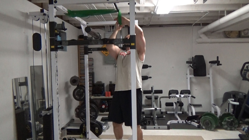 One-Bar One-Band Chin-Ups for Stable and Unstable Back Training Setup3