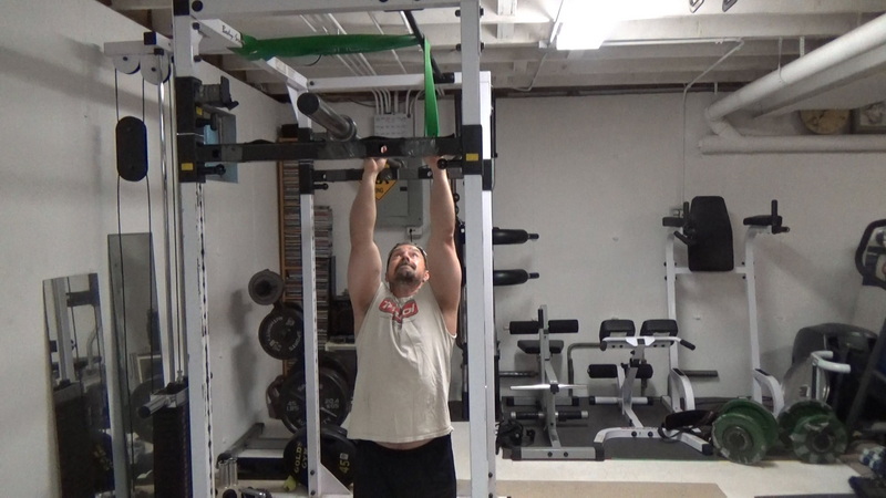 One-Bar One-Band Chin-Ups for Stable and Unstable Back Training Start