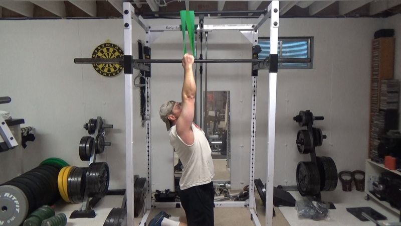 One-Bar One-Band Chin-Ups for Stable and Unstable Back Training Bottom