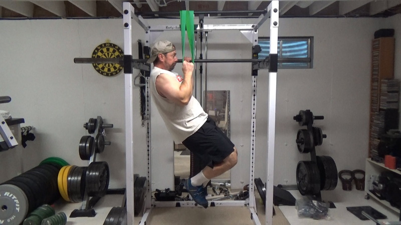 One-Bar One-Band Chin-Ups for Stable and Unstable Back Training Top