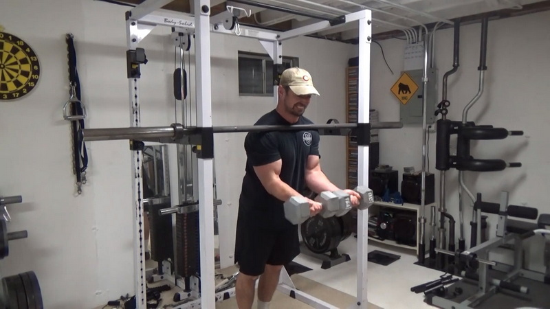Bar-Leaning Spider Curls For a Peak Bicep Contraction Half