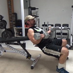 Bench-End Dynamic Incline Dumbbell Curls