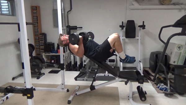 Get a Monster Bicep Stretch With Feet Off Incline Curls Top