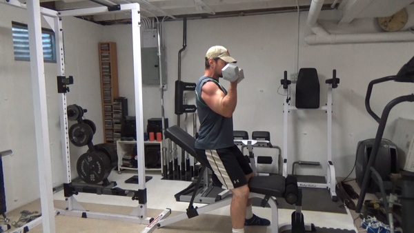 Incline Bench Seated/Standing Curls Top