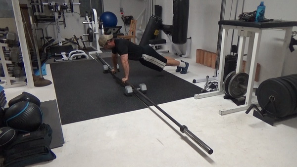 Two Bar Lever Balancing Push-Ups Start