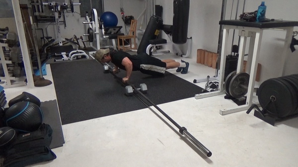 Two Bar Lever Balancing Push-Ups Middle