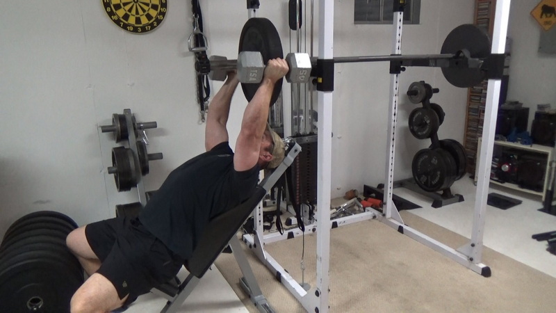 Incline Plate-Push Press For Extreme Upper Chest Development pull back
