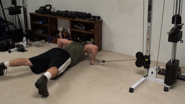 Low Pulley Push-Ups and Cross-Overs For Chest Growth