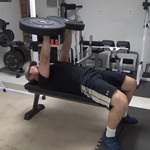 Waiter Bench Press for Pec and Stabilizer Muscle Activation
