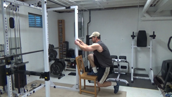 Single Leg Bench Squats Bottom