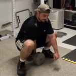 Sit-On-It Dumbbell Squats