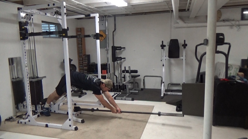 Landmine Glute-Ham Extensions for The Glute/Ham Tie-In Start Two Hands