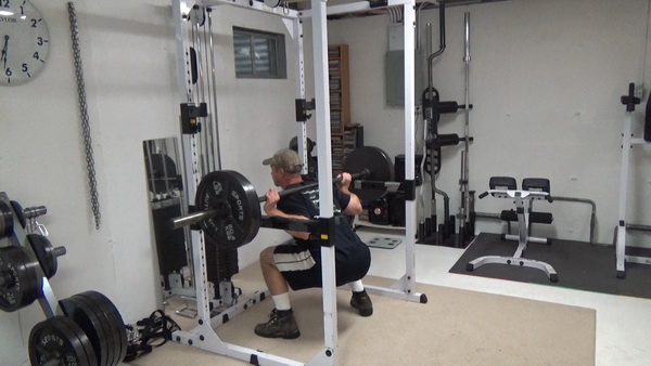 Athletic Stance Squats Bottom