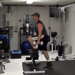 Bench Step-Ups to Reverse Lunges