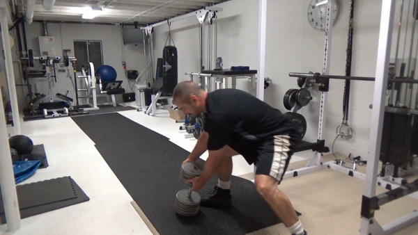 Lateral Dumbbell Gorilla Walking For Conditioning and Movement Training