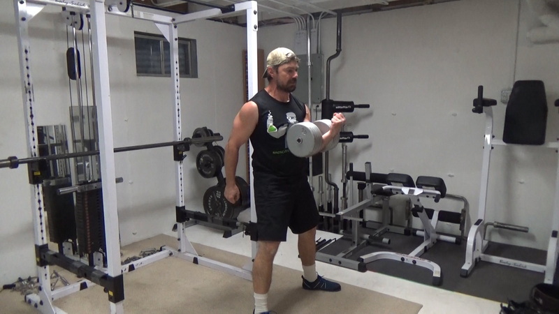 Single Dumbbell Zercher Squats For Legs, Core and Upper Back Training Top
