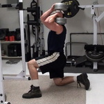 Split Squat Dumbbell Shouldering For Hip and Core Strength Training