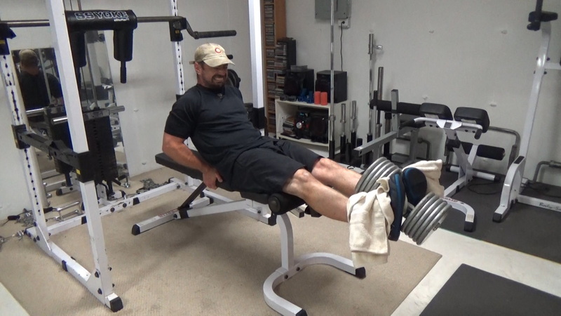 Dumbbell Leg Extensions for Quad Isolation Top