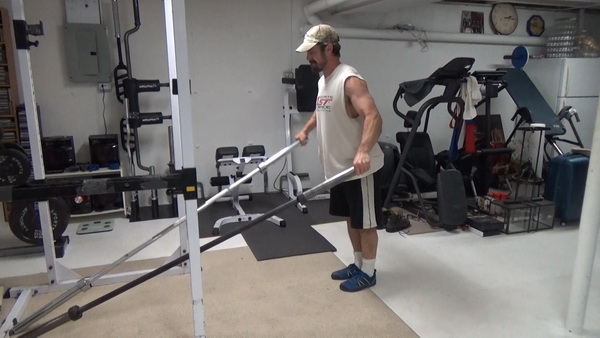 Two-Bar Landmine Lateral Raises Middle