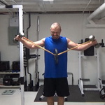 Band-Dumbbell-Plate Lateral Raises