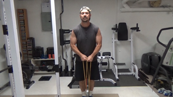 Band-Plate Lateral Raises For Side Delts Start