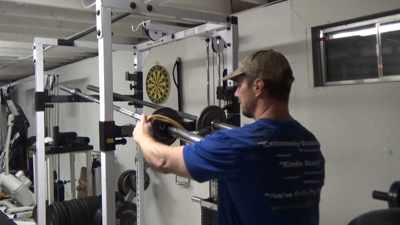 Banded Two-Bar Y Presses For Continuous Tension Shoulder Training Setup 2