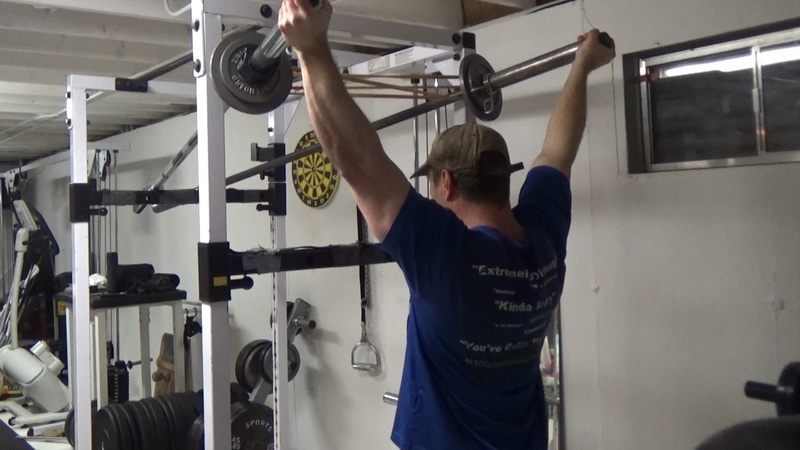 Banded Two-Bar Y Presses For Continuous Tension Shoulder Training Top