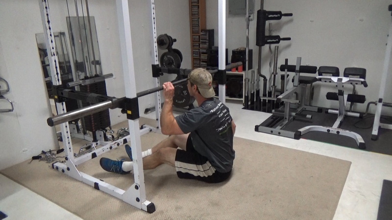 Seated Barbell Pull-Aparts For Shoulder Warm-Up and Rehab Setup