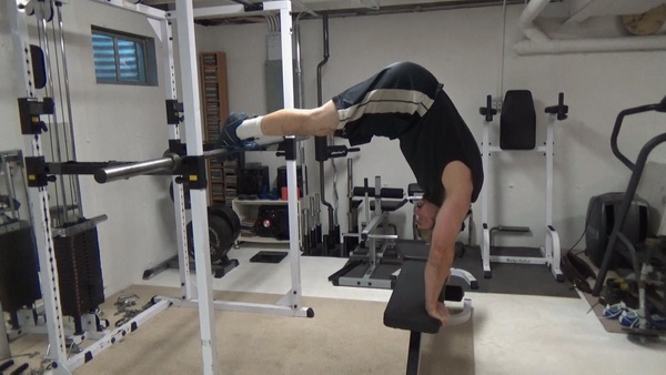 Elevated Pike Handstand Push-Ups for Bodyweight Shoulder Training Start