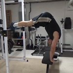 Elevated Pike Handstand Push-Ups for Bodyweight Shoulder Training