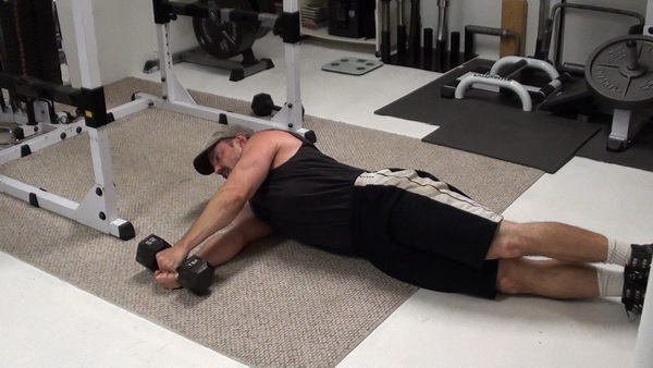 Fix Your Posture With Lying Rolling Rear Delt Flyes Over