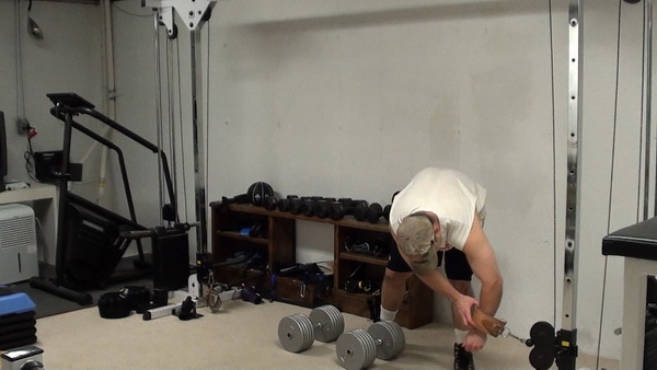 Hybrid Cable-Dumbbell Shrugs for Monster Traps Setup Cables