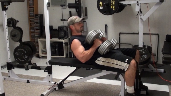Close Neutral Grip Dumbbell Bench Press For Bigger Triceps Lie Back
