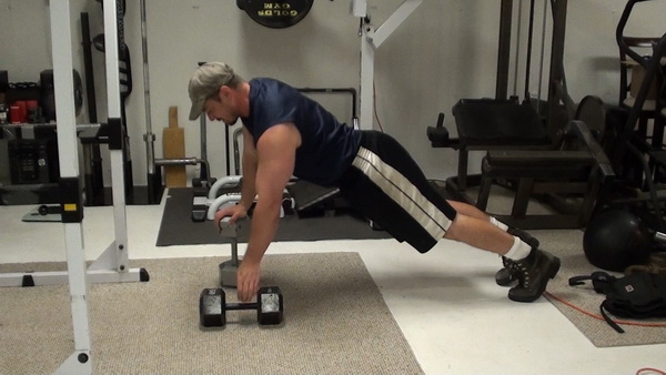 Mixed Height Dumbbell Push-Ups For Building Triceps Mass